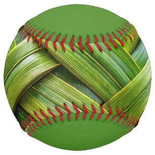 Green Fresh Bamboo Weave Softball