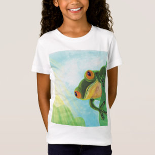 Green Frog catching sunrays T-Shirt