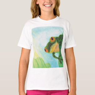 Green Frog catching sunrays T-Shirt