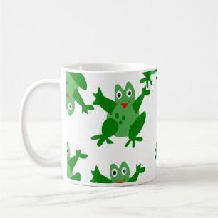 Green Frog Coffee Mug