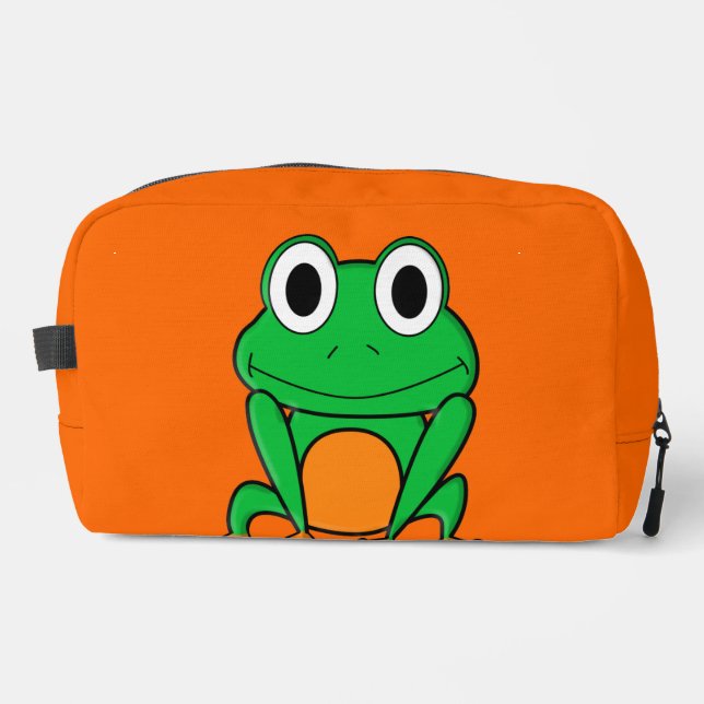 Green frog dopp kit (Front)