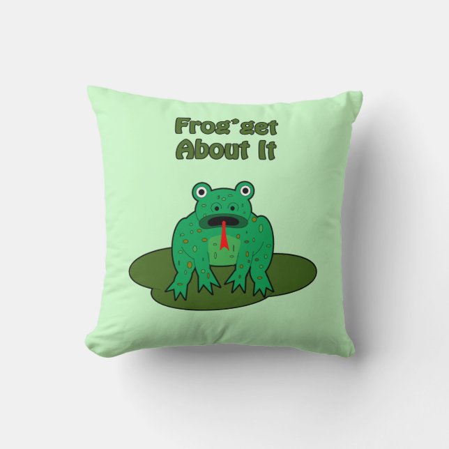 Green Frog - Frog Get About It Cushion (Front)
