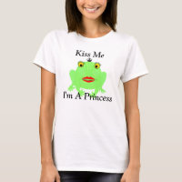 Green Frog Kiss Me I'm A Princess