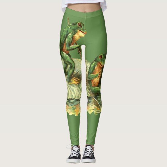 GREEN FROG LEGGINGS (Front)