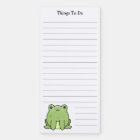 Green Frog Lined To Do List 
