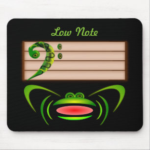 Green Frog Low Note  Mouse Pad