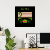 Green Frog Low Note  Poster (Home Office)