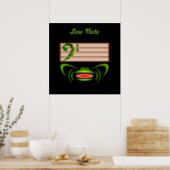 Green Frog Low Note  Poster (Kitchen)