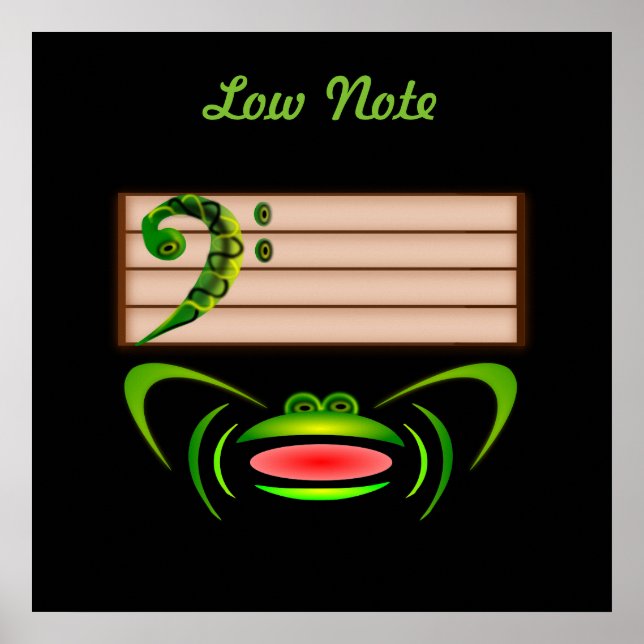 Green Frog Low Note  Poster (Front)