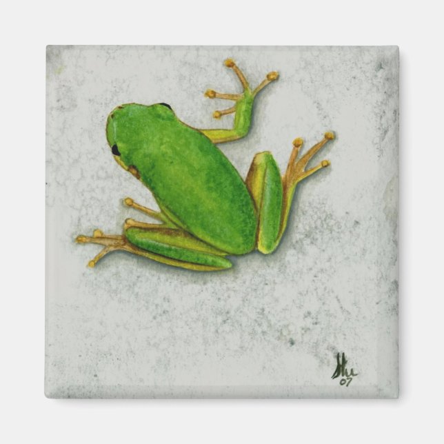 Green Frog Magnet (Front)