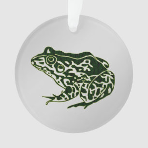 Green Frog Ornament