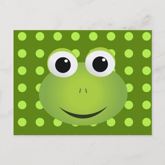 Green Frog Postcard (Front)