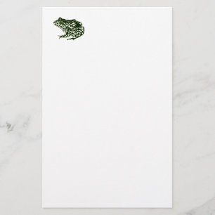Green Frog Stationery
