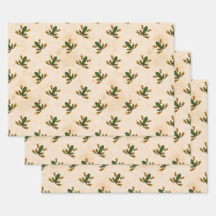 Green Frog Wrapping Paper Sheet