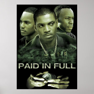 green full paid poster