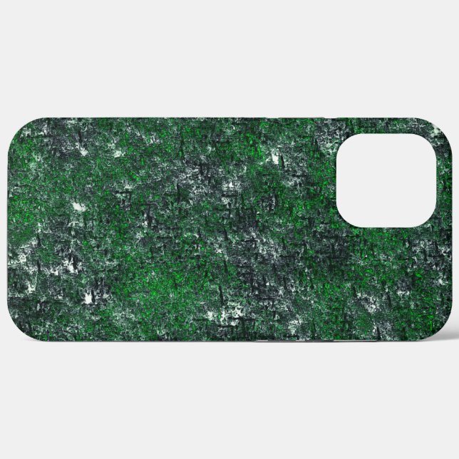 Green fungus upon whitish grey rock or tree trunk  Case-Mate iPhone case (Back (Horizontal))