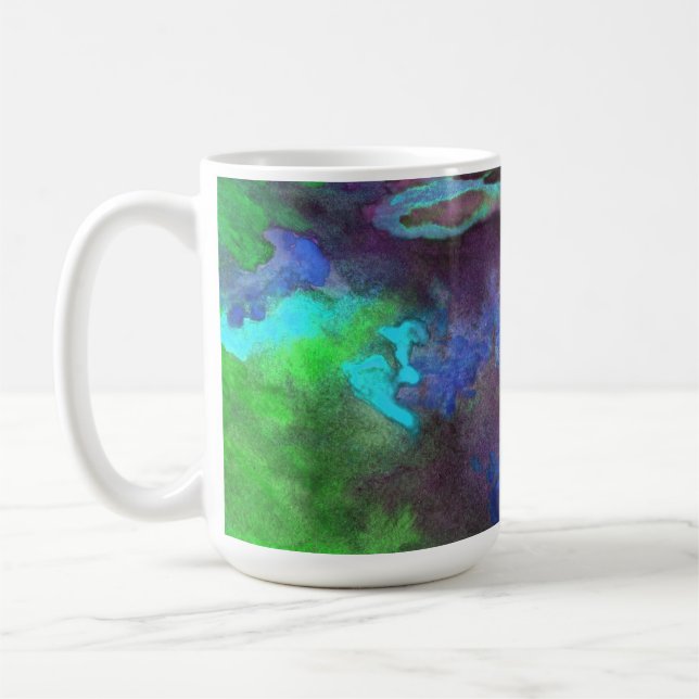 Green Fusion Design Monogram Mug (Left)
