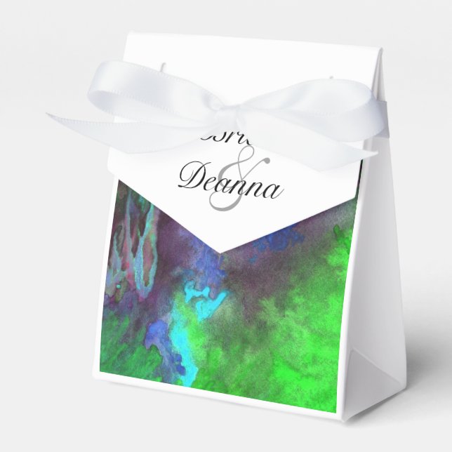 Green Fusion Favour Box (Front Side)