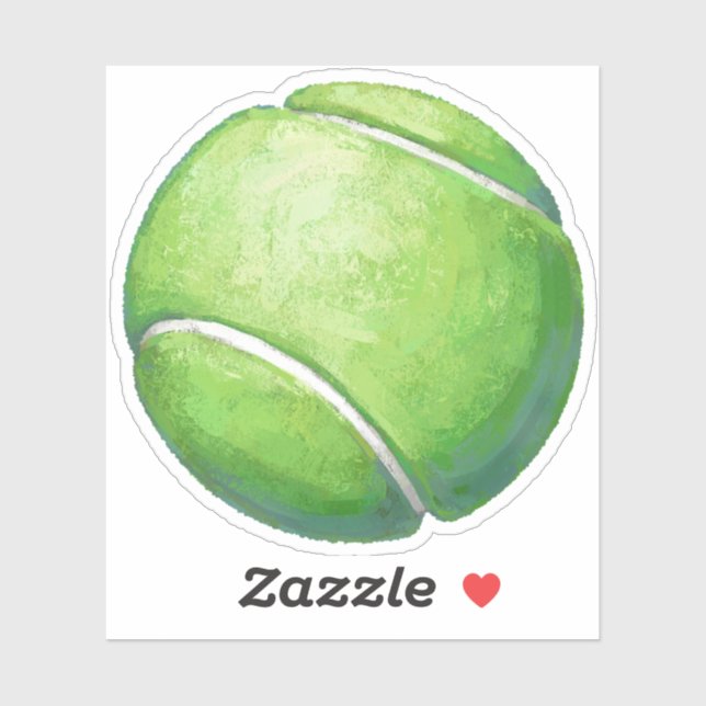 Green Fuzzy Tennis Ball (Sheet)