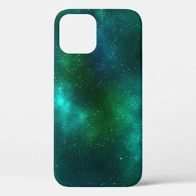 Green Galaxy Nebula Case-Mate iPhone Case (Back)
