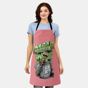 Green Garbage Monster  Apron