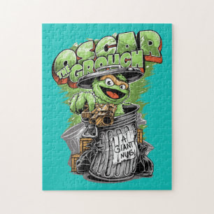 Green Garbage Monster Jigsaw Puzzle