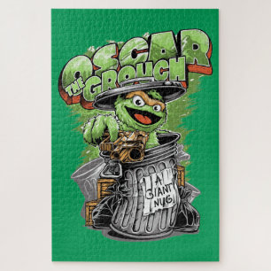 Green Garbage Monster  Jigsaw Puzzle