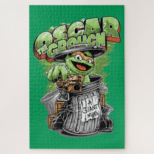 Green Garbage Monster  Jigsaw Puzzle (Vertical)