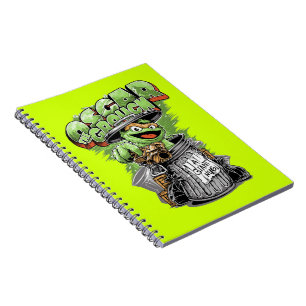 Green Garbage Monster  Notebook