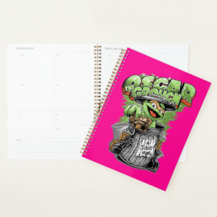 Green Garbage Monster Planner