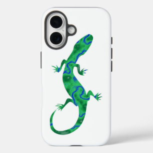 Green Gecko iPhone 16 Case