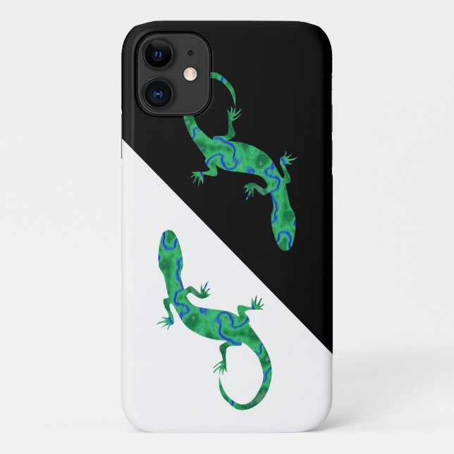 Green Gecko Case-Mate iPhone Case (Back)
