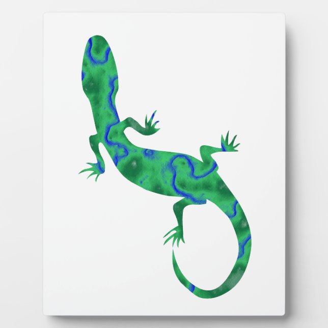 Green Gecko Plaque (Front)