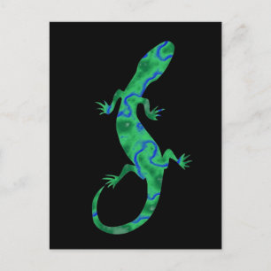 Green Gecko Postcard