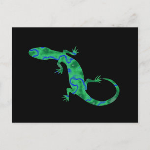 Green Gecko Postcard