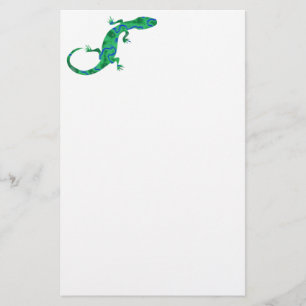 Green Gecko Stationery
