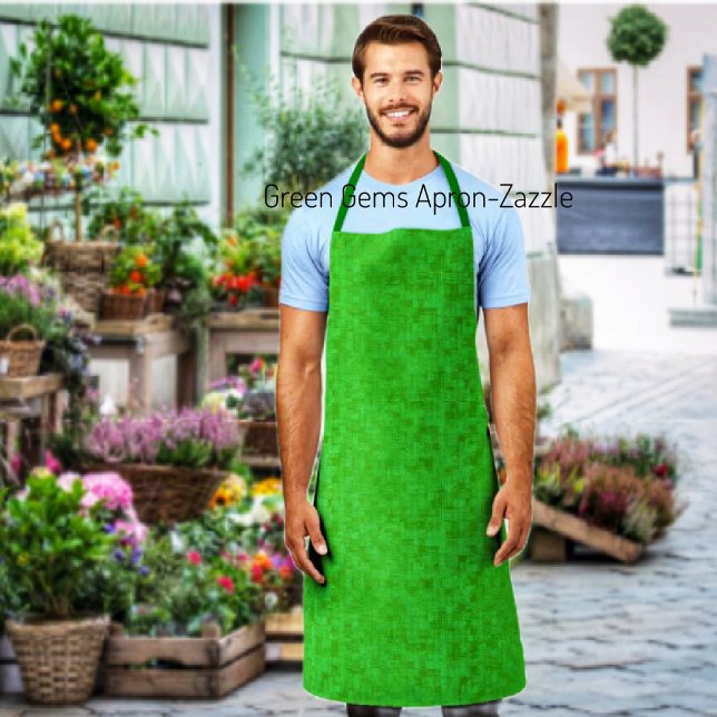 Green Gems Apron (Creator Uploaded)