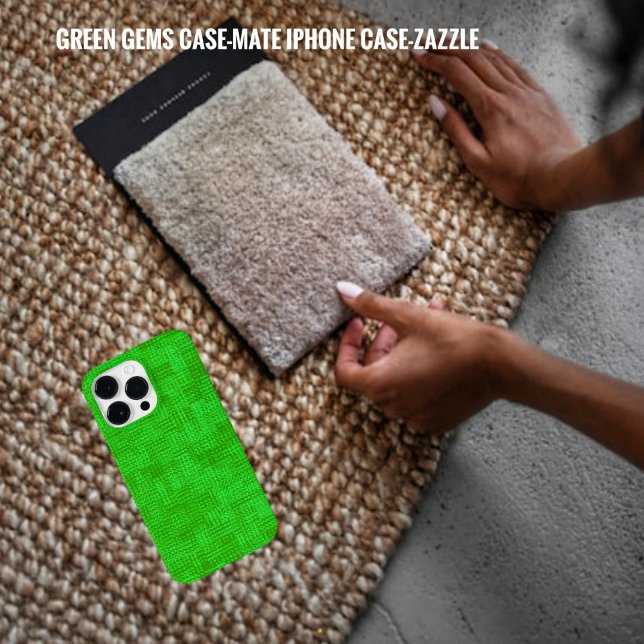 Green Gems Case-Mate iPhone Case (Creator Uploaded)