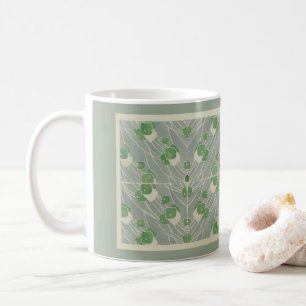 Green Geometric 1915 Hannah Borger Overbeck Coffee Mug