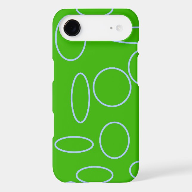 Green Geometric Circles (Back)