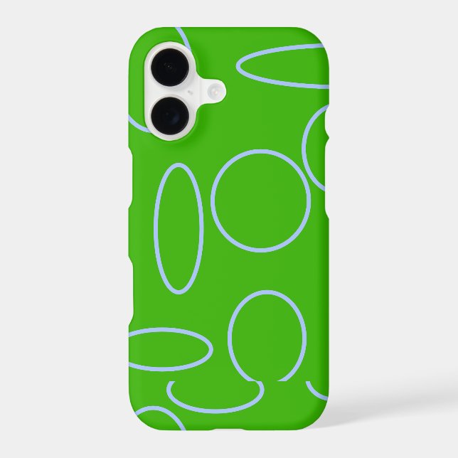 Green Geometric Circles (Back)