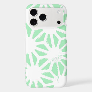 Green geometric pattern