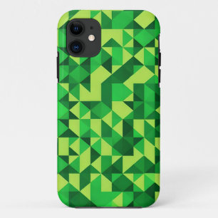 Green Geometric Pattern St Patrick's Day Case-Mate iPhone Case