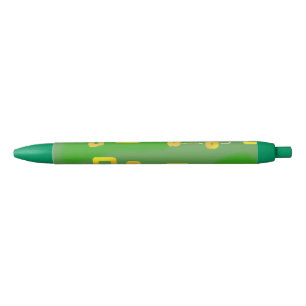 Green Geometric Pen