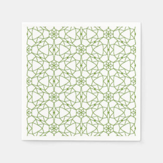 Green Geometry  Napkin