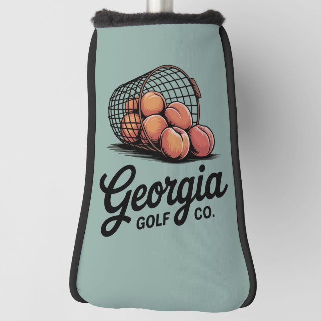 Green Georgia Golf Co Range Bucket  Head Cover (Rotate 90)