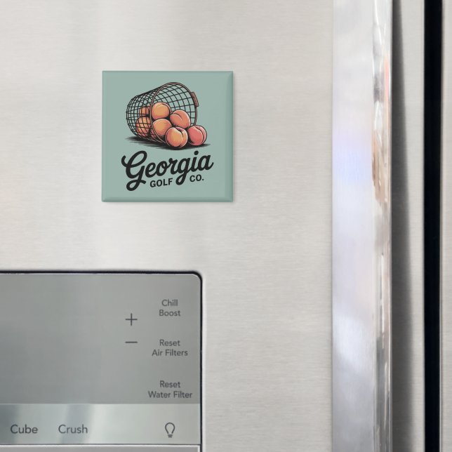 Green Georgia Golf Co Range Bucket  Magnet (In Situ (Fridge))