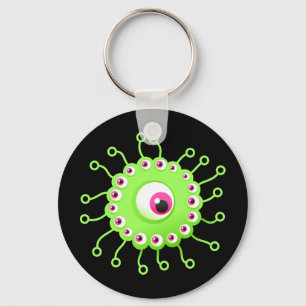 Green Germ Key Ring