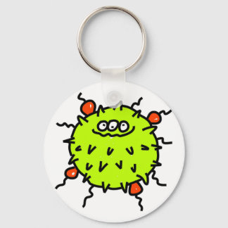 Green Germ Key Ring