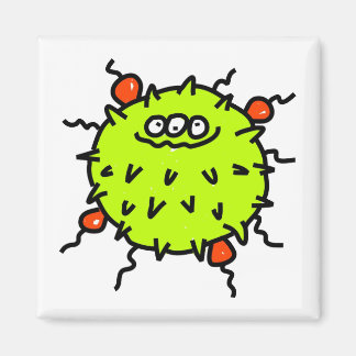 Green Germ Magnet
